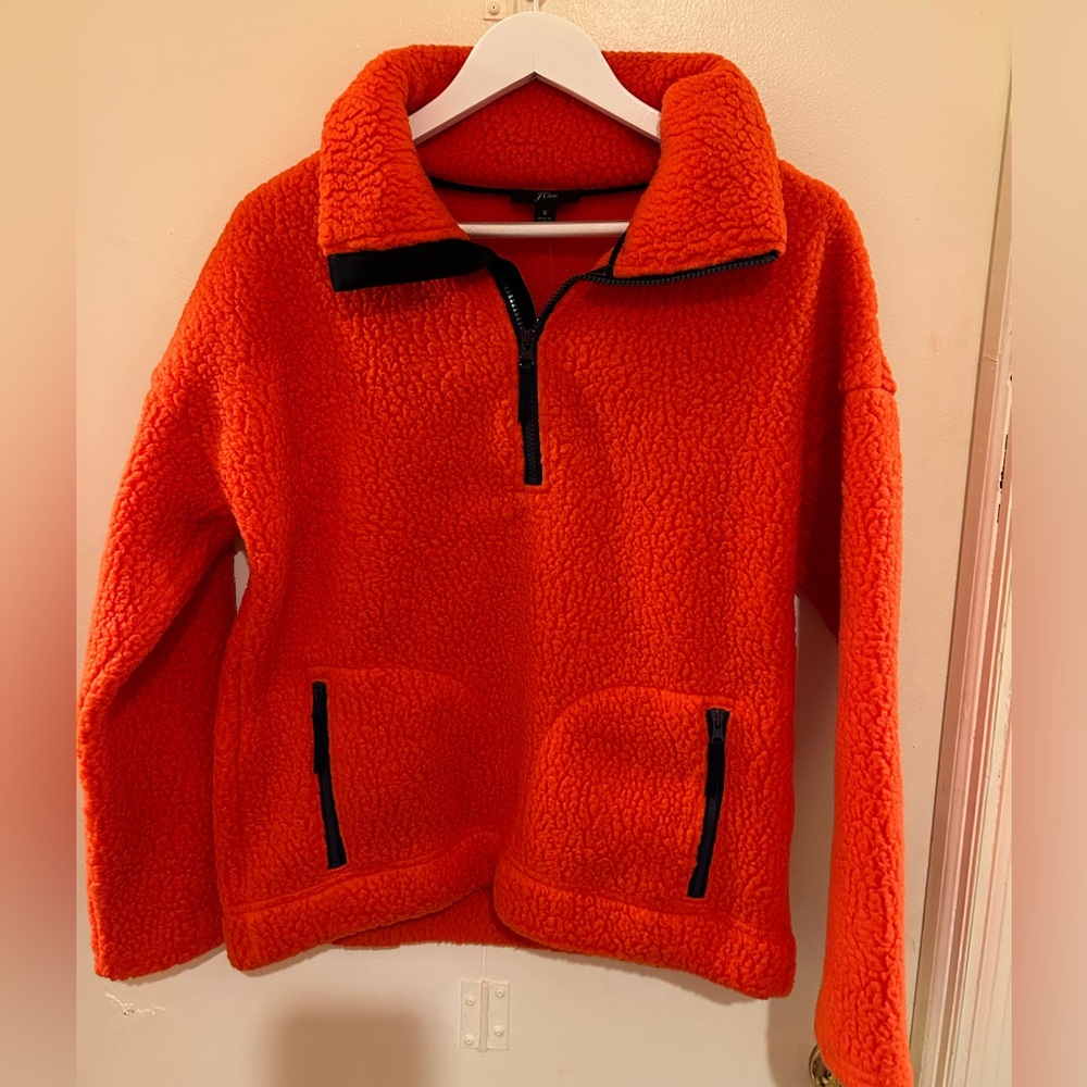 J Crew polartec fleece quarter zip - small, NWT